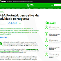 M&A Portugal: perspetiva da atividade portuguesa